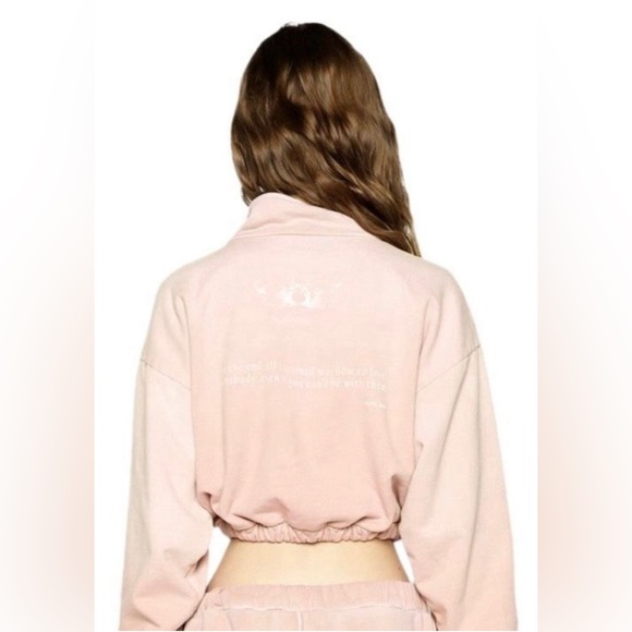 NEW BOYS LIE CAUGHT BLUSHING QUARTER ZIP | BLUSH TIE DYE - Picture 3 of 15